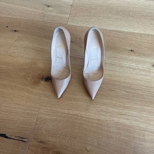 christian louboutin shoes - nude